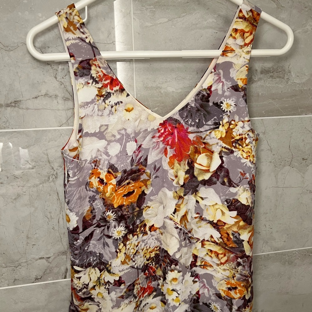 RW&CO Floral Tank Top Women’s XXS
